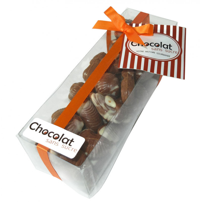 Chocolats Fruits de Mer pralinés sans sucre ajouté - Coffret de 400g