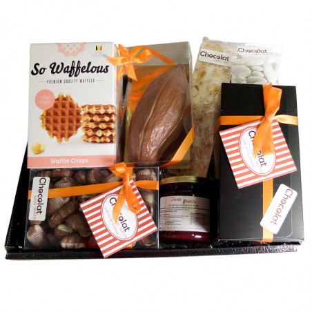 Panier Deluxe gourmand et pauvre en sucres Chocolat sans sucre ajouté