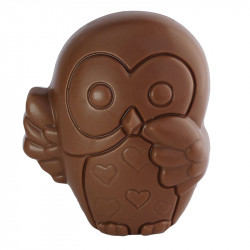 Sujet Hibou chocolat au lait - 45g