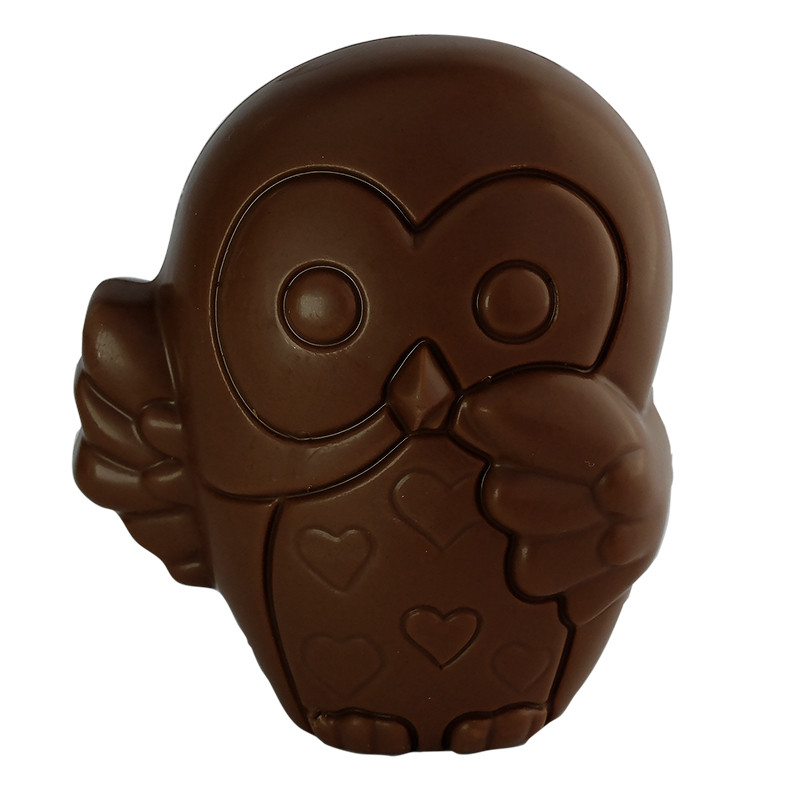 Sujet Hibou chocolat noir - 45g