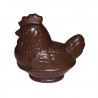 poule de Pâques chocolat noir sans sucre ajouté