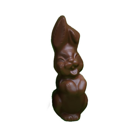 Lapin de Pâques au chocolat au lait sans sucre ajouté