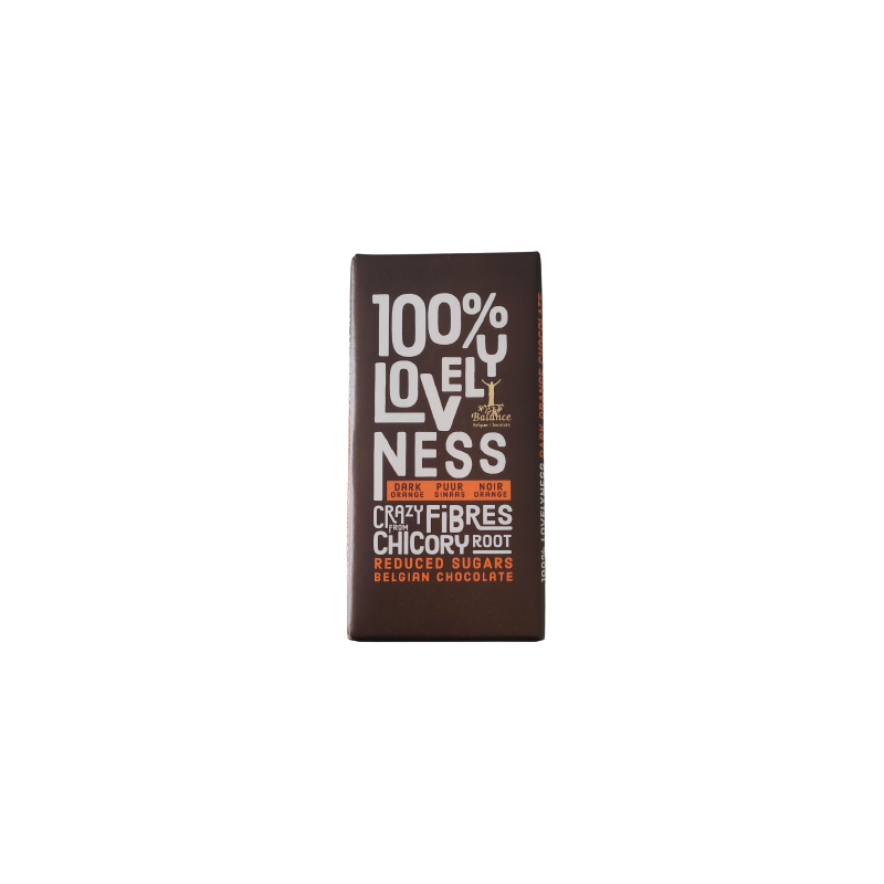 Tablette au chocolat noir pauvre en sucre de la marque Balance 85g